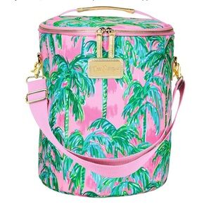Lilly Pulitzer Pink and Green Travel Bag